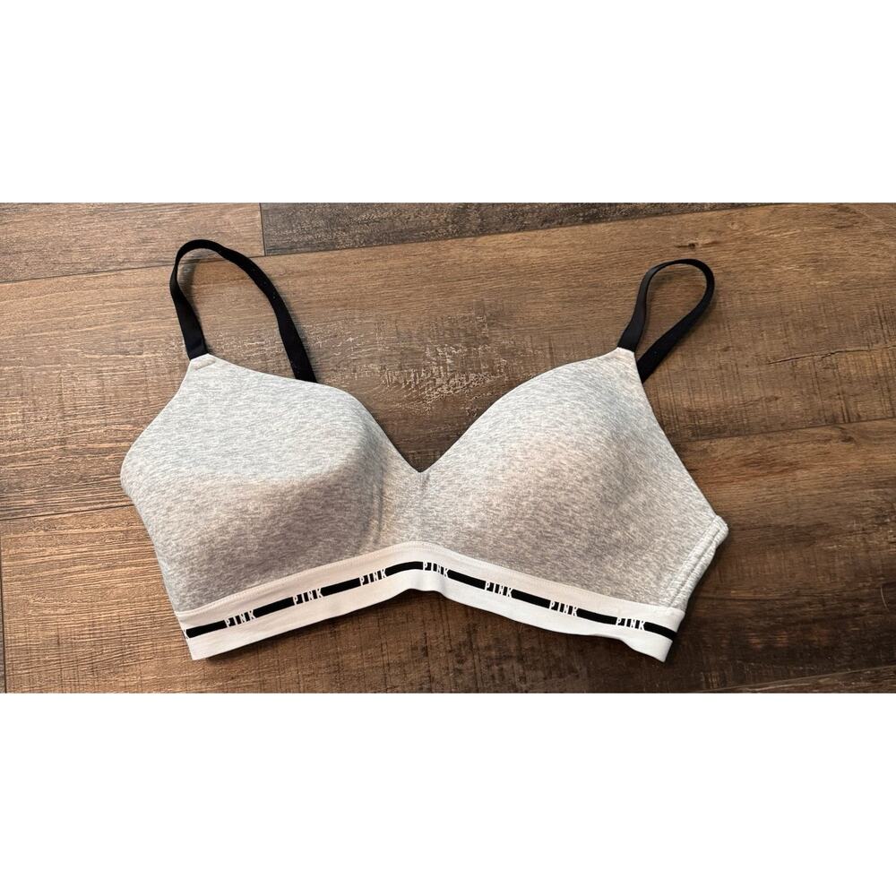 Victoria’s‎ Secret PInK 38D Wear Everywhere Wireless Lightly Lined Gray